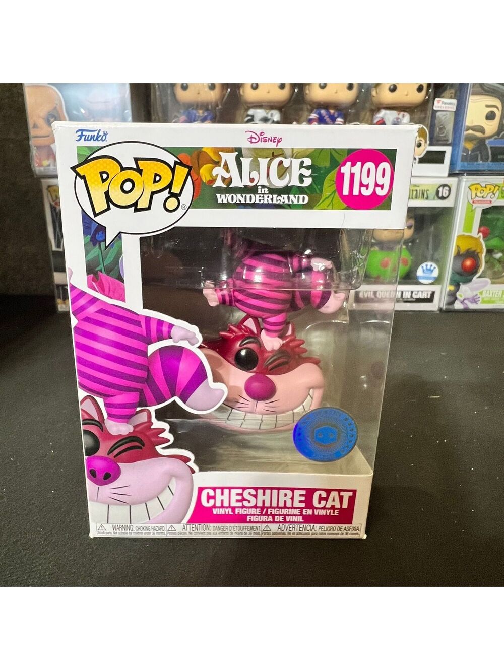 Funko Pop Disney Alice in Wonderland Cheshire Cat 1199 Vinyl Figure Handstand